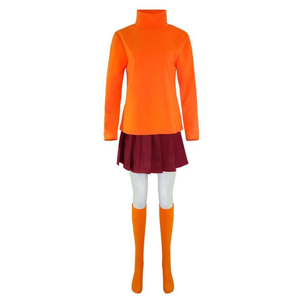 Scooby-Doo 2：Monsters Unleashed Velma Cosplay Costume Outfits